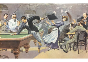 Poster Falling Lady