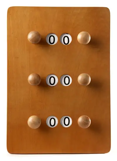 Scorebord hout model Telbord - Afbeelding 2