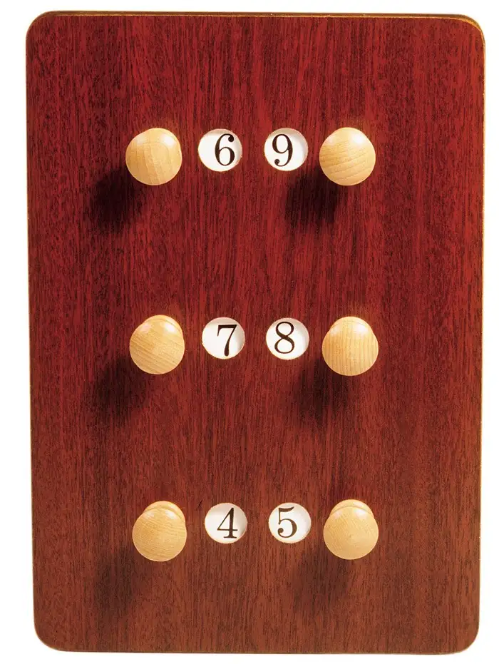 Scorebord hout model Telbord - Afbeelding 3