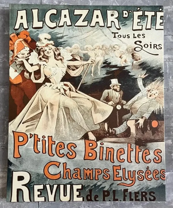 Wanddecoratie "P'tites Binettes Champs Elysées"