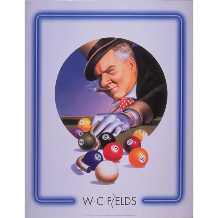 Poster WC Fields top hat